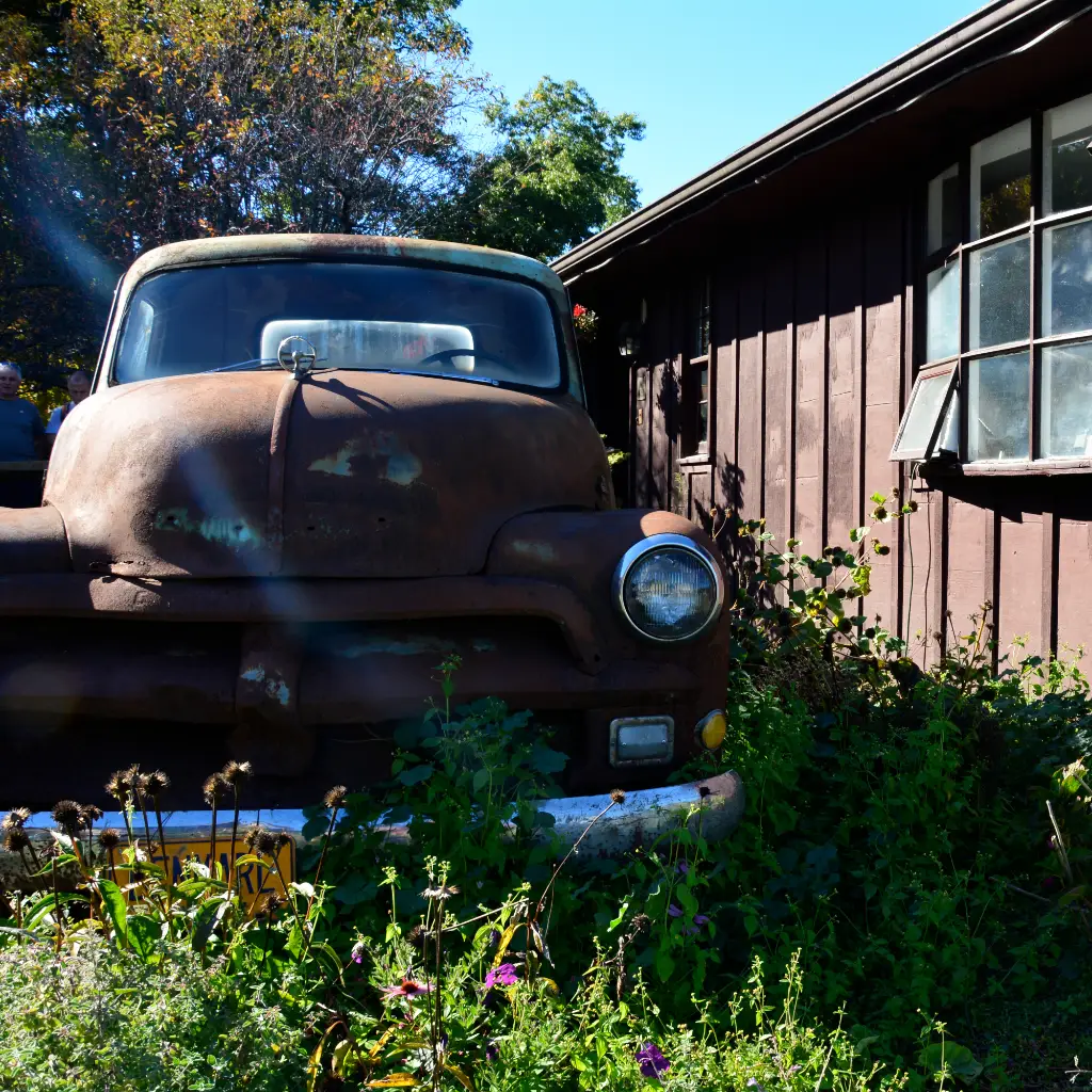 Benmarl Winery, Marlborough, NY old pickup truck