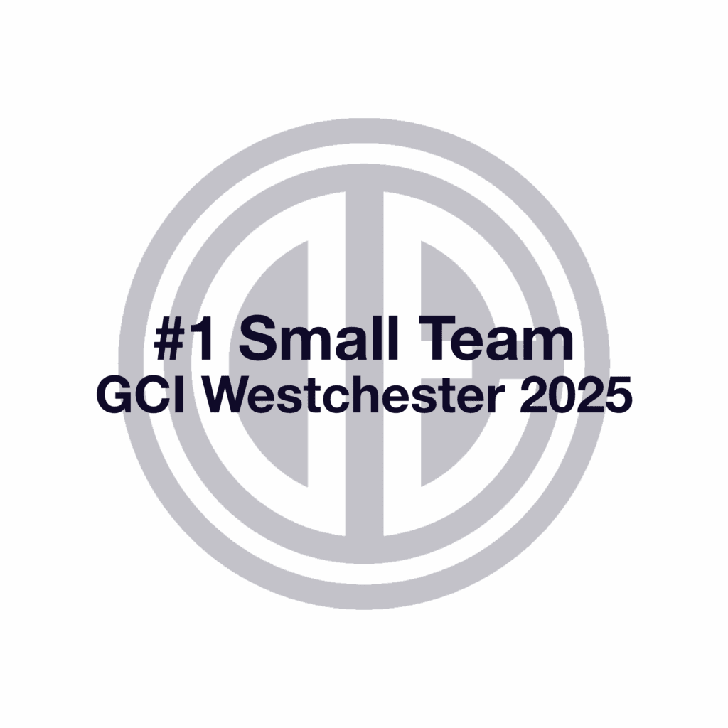 Award Badge: #1 Small Team GCI Westchester 2025