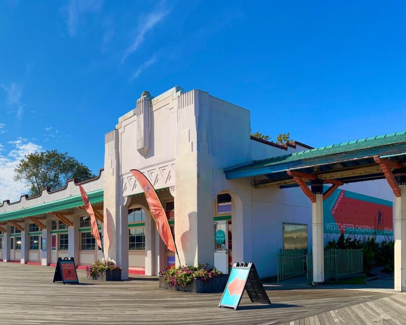 Entrance to Rye Playland in Rye, NY