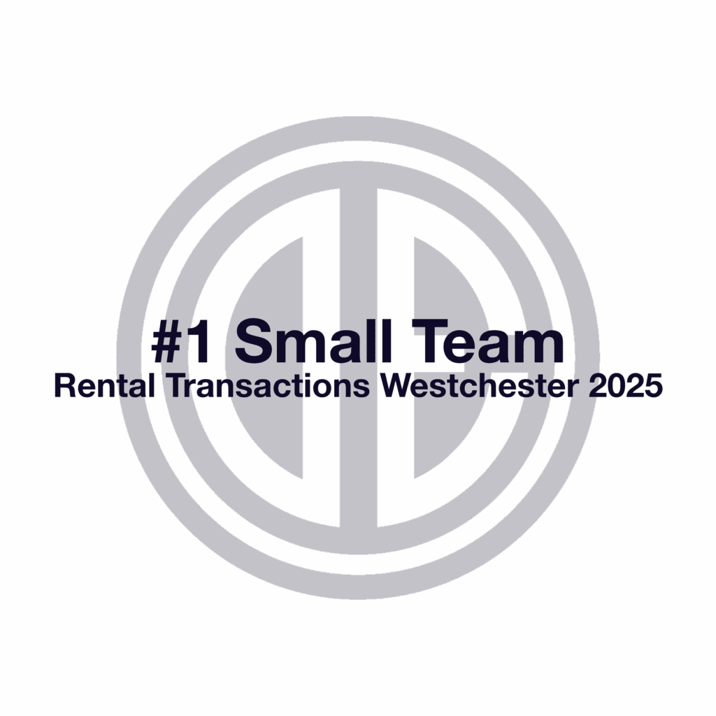 Award Badge: #1 Small Team Rental Transactions Westchester 2025