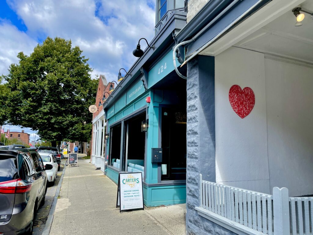 Carter's restaurant on Main Street in Beacon, NY.