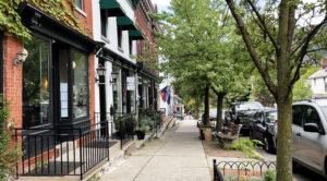Shops along Main Street in Cold Spring, NY