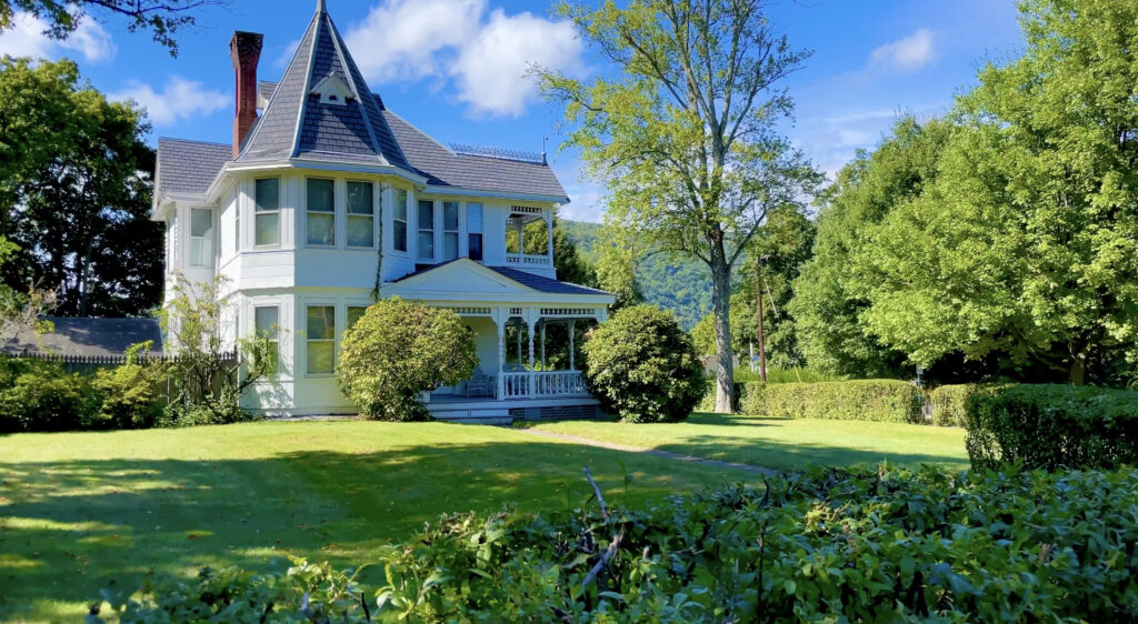 A house on the Hudson River in Cold Spring, NY.