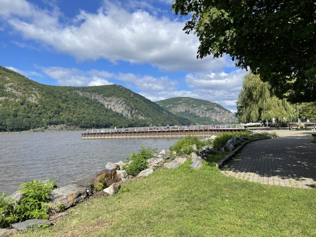 The view of the Hudson River from Cold Spring, NY.