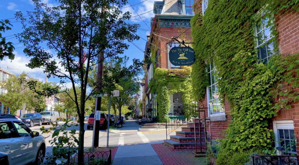 The Pig Hill Inn Bed & Breakfast on Main Street in Cold Spring, NY.