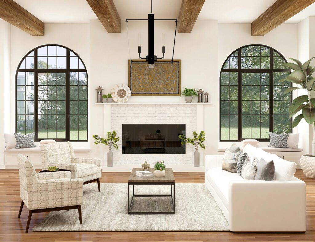 Interior of a modern home.