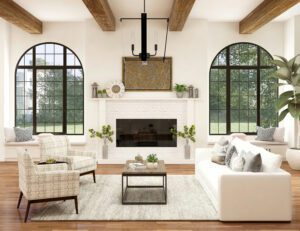 Interior of a modern home.