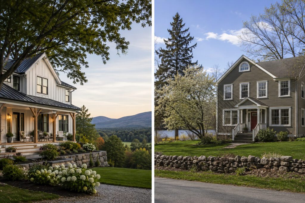 Two beautiful houses.