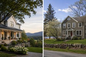 Two beautiful houses.