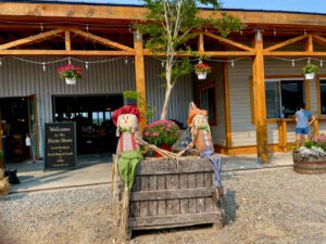 The entrance to the farm store at Fishkill Farms in East Fishkill, NY.