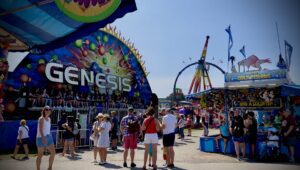 Rides at the Dutchess County Fair in Rhinebeck, NY.