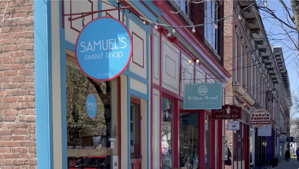 Samuel's Sweet Shop in Rhinebeck, NY.