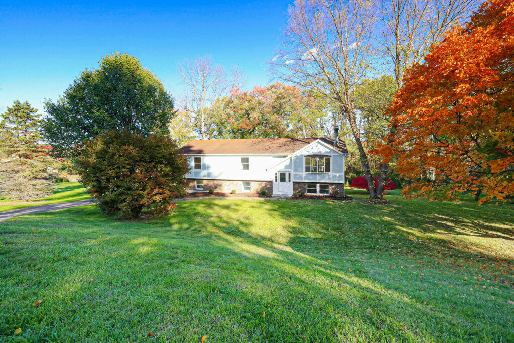 A raised ranch in the fall in Stormville, NY